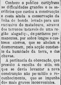 Fonte: Jornal A Republica. op. cit. Anno XVI, n.° 92. Curityba: 23 de abril de 1901. p.1.