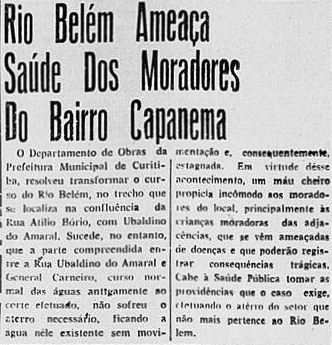 In: Jornal Correio do Paraná. Ano 1, n.° 289. Curitiba: 8 de maio de 1960. p.3.