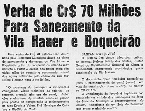 In: Jornal Correio do Paraná. Ano VI, n.° 1760. Curitiba: 15 de maIo de 1965. p.3.