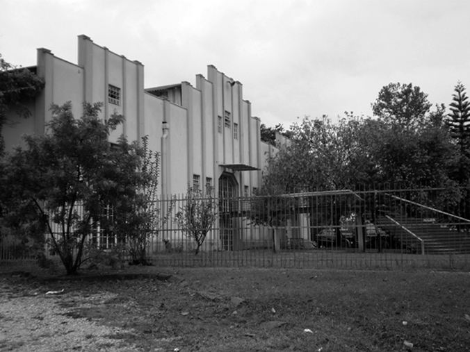 2000 - Antigas instalações do Matadouro Municipal no Guabirotuba.Fonte: Instituto de Pesquisa e Planejamento de Curitiba.