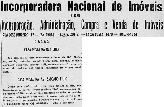 In: Jornal Correio do Paraná. Ano I, n.° 169. Curitiba: 15 de dezembro de 1959. p.11.